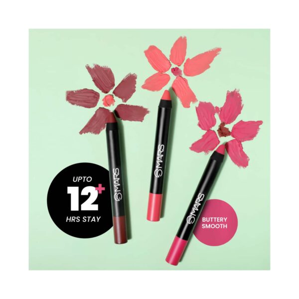 MARS Won't Smudge Won't Budge Matte Lip Crayon - Boss Lady (3.5g) - MARS