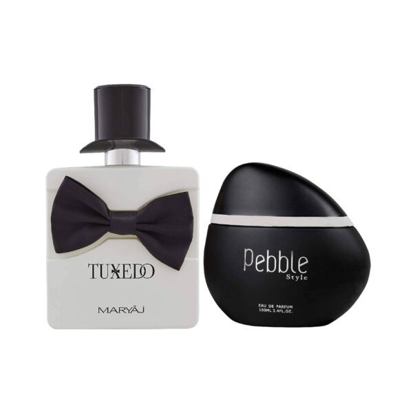 Maryaj Tuxedo Spicy Woody & Pebble Style Spicy Woody Eau De Parfum - (2Pcs) - Maryaj