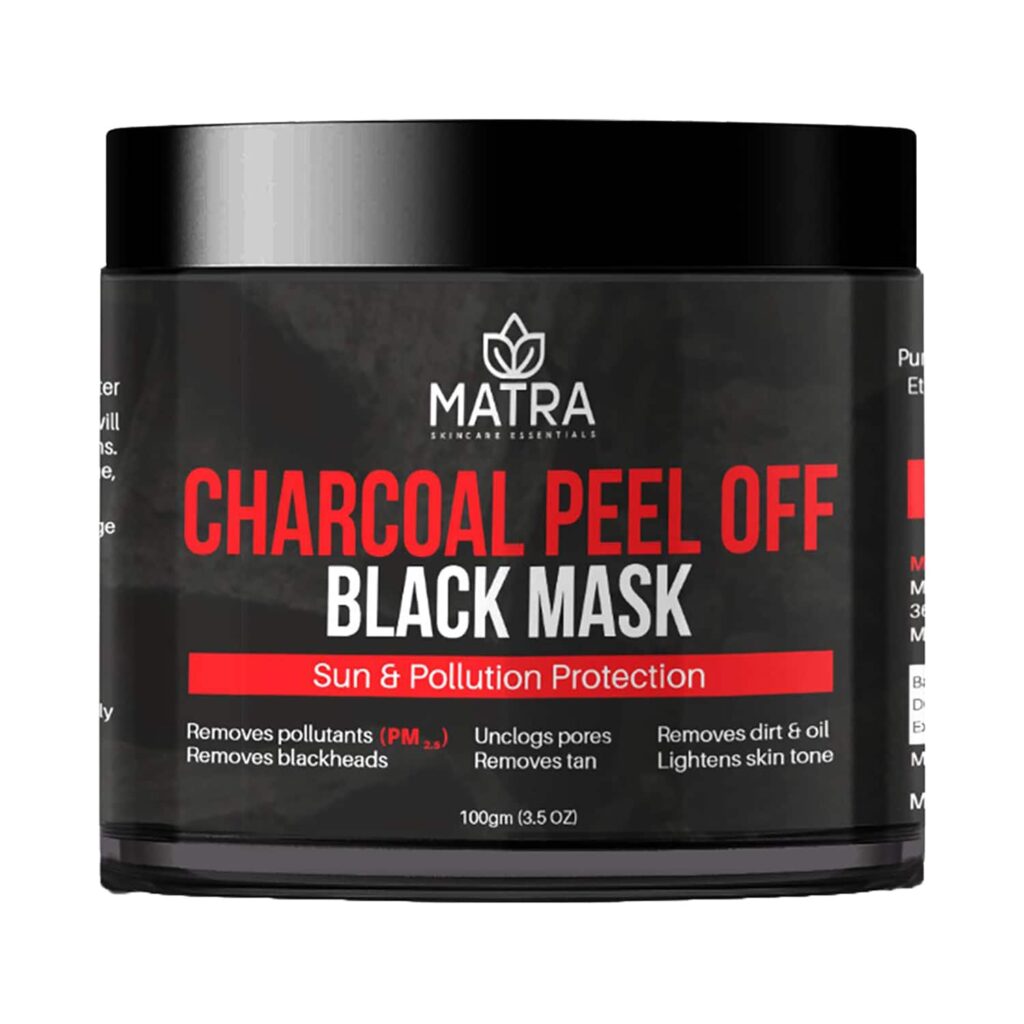 Matra Activated Charcoal Peel Off Black Mask (100g) - Matra