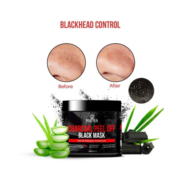 Matra Activated Charcoal Peel Off Black Mask (100g) - Matra