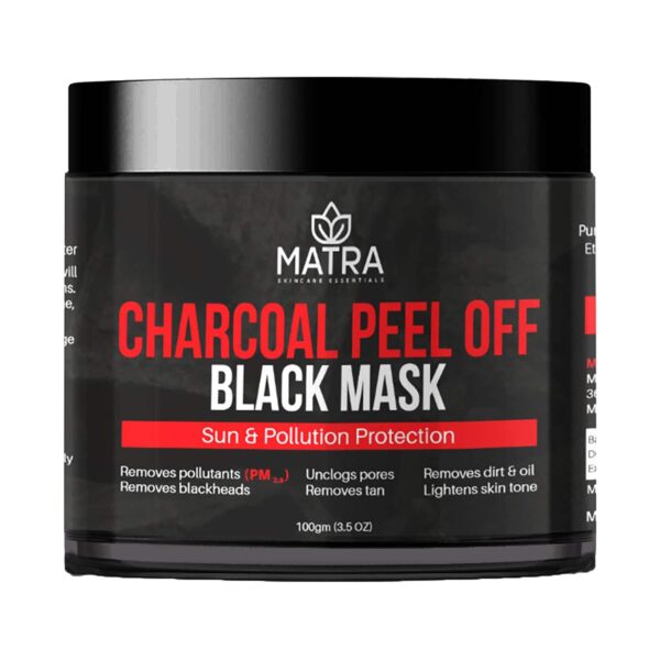 Matra Activated Charcoal Peel Off Black Mask (100g) - Matra