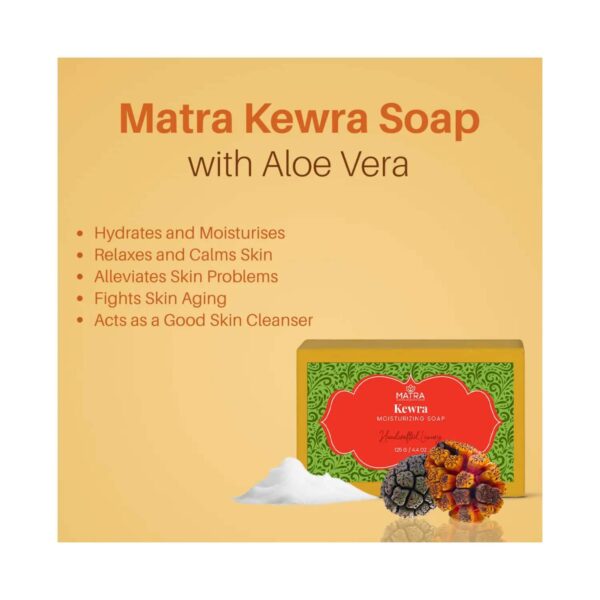 Matra Kewra Natural Handmade Soap (125g) - Matra