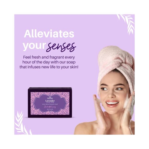Matra Lavender Ylang Ylang Handmade Soap with Aloe Vera (125g) - Matra