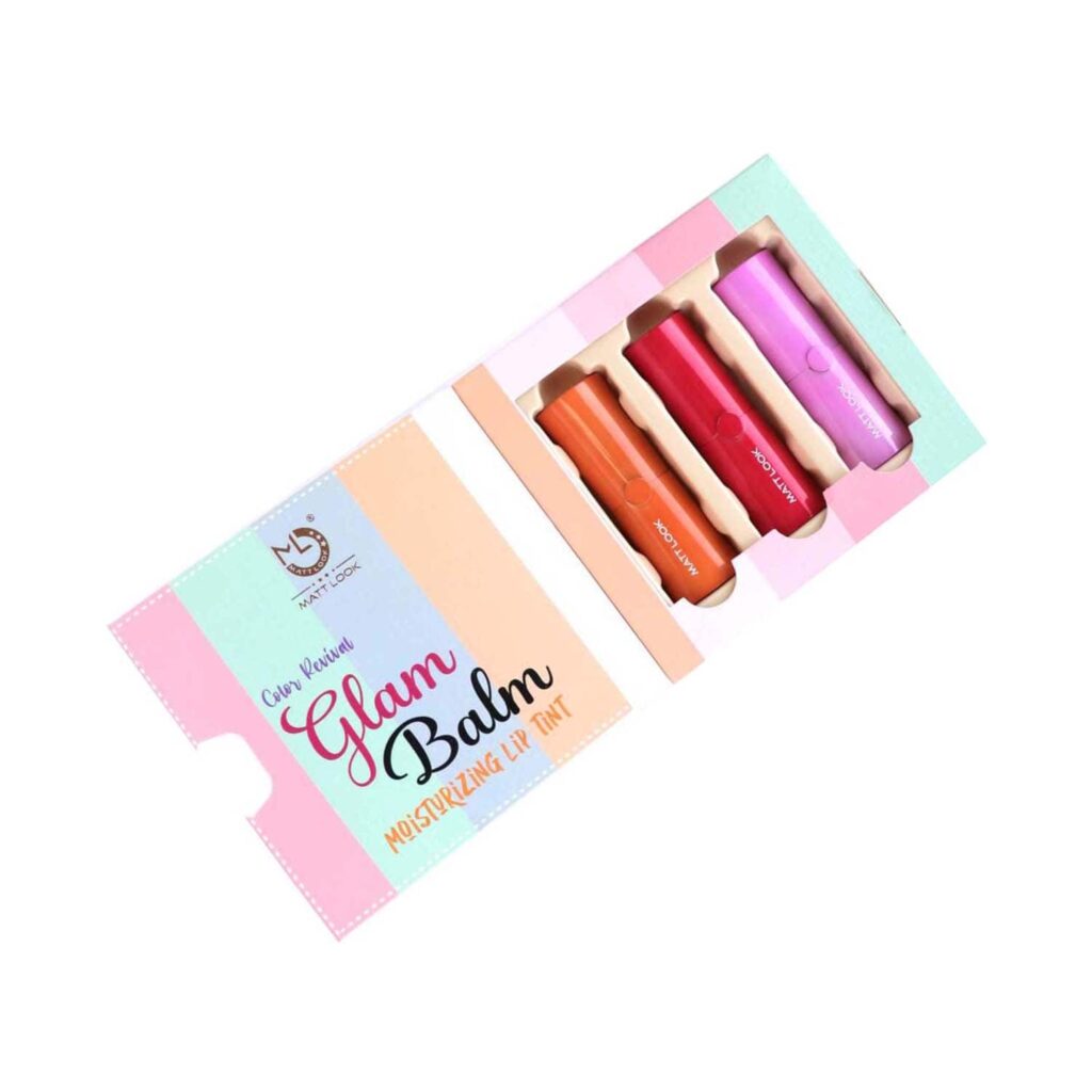 Matt Look Color Revival Glam Moisturizing Lip Tint (3 Pcs) - Matt Look