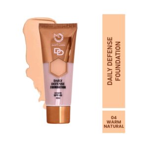 Matt Look Daily Defense Foundation SPF 20 - 04 Warm Natural (40ml) - Matt Look