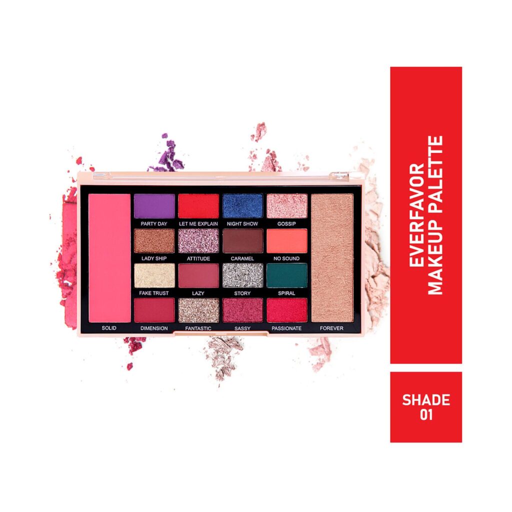 Matt Look Everfavor Makeup Palette - 01 Shade (25g) - Matt Look