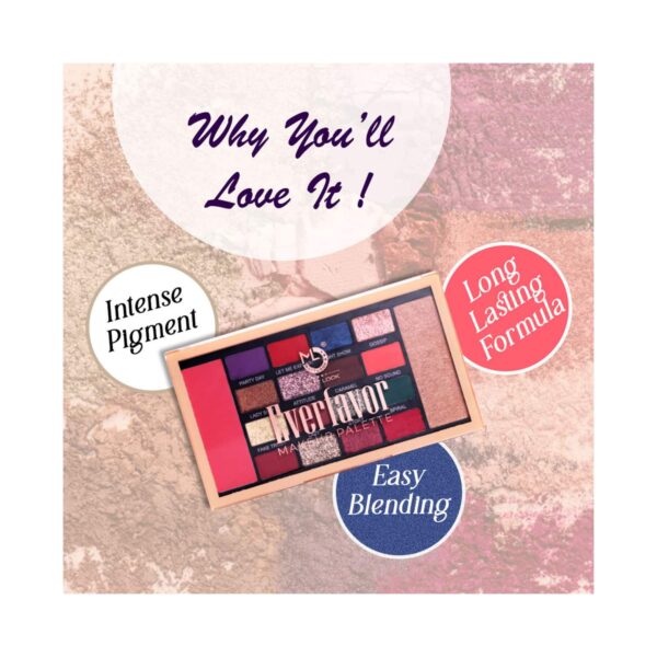 Matt Look Everfavor Makeup Palette - 01 Shade (25g) - Matt Look