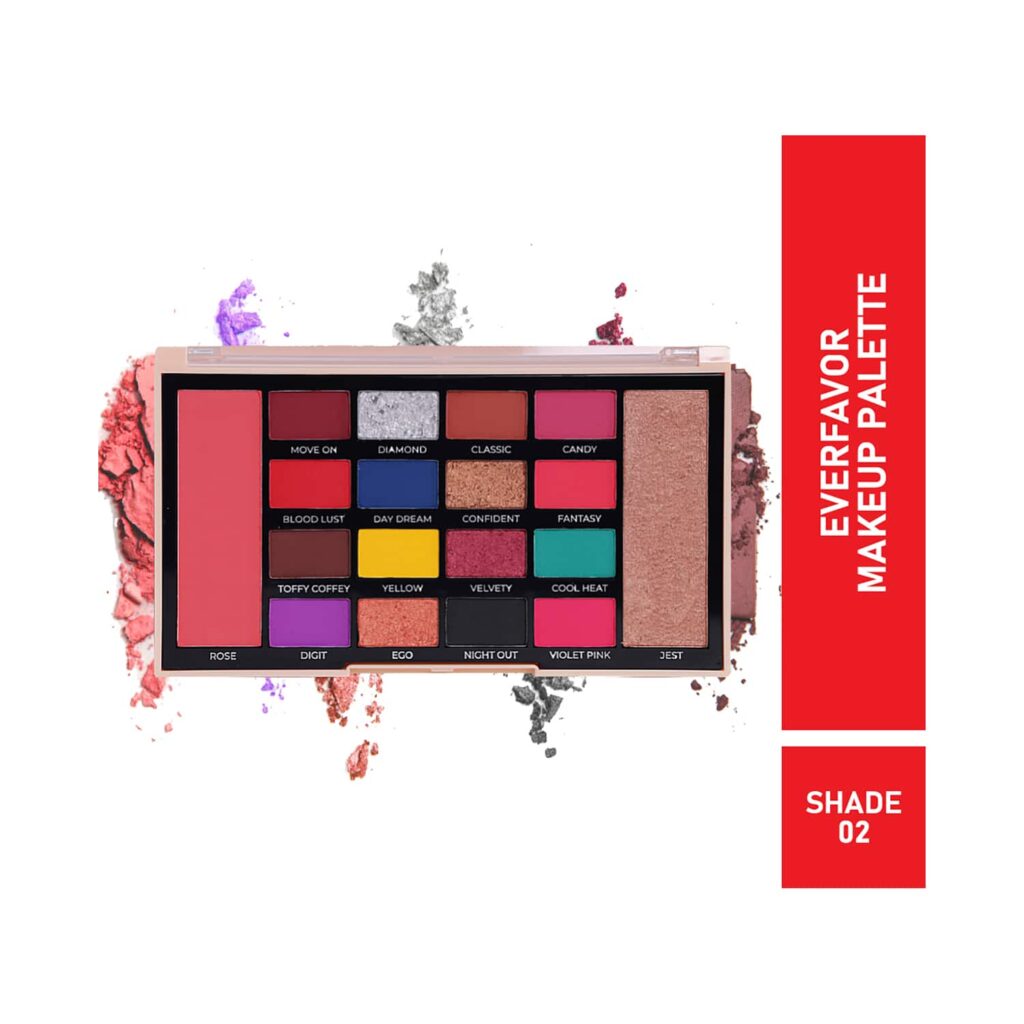 Matt Look Everfavor Makeup Palette - 02 Shade (25g) - Matt Look