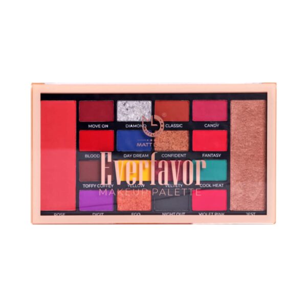 Matt Look Everfavor Makeup Palette - 02 Shade (25g) - Matt Look
