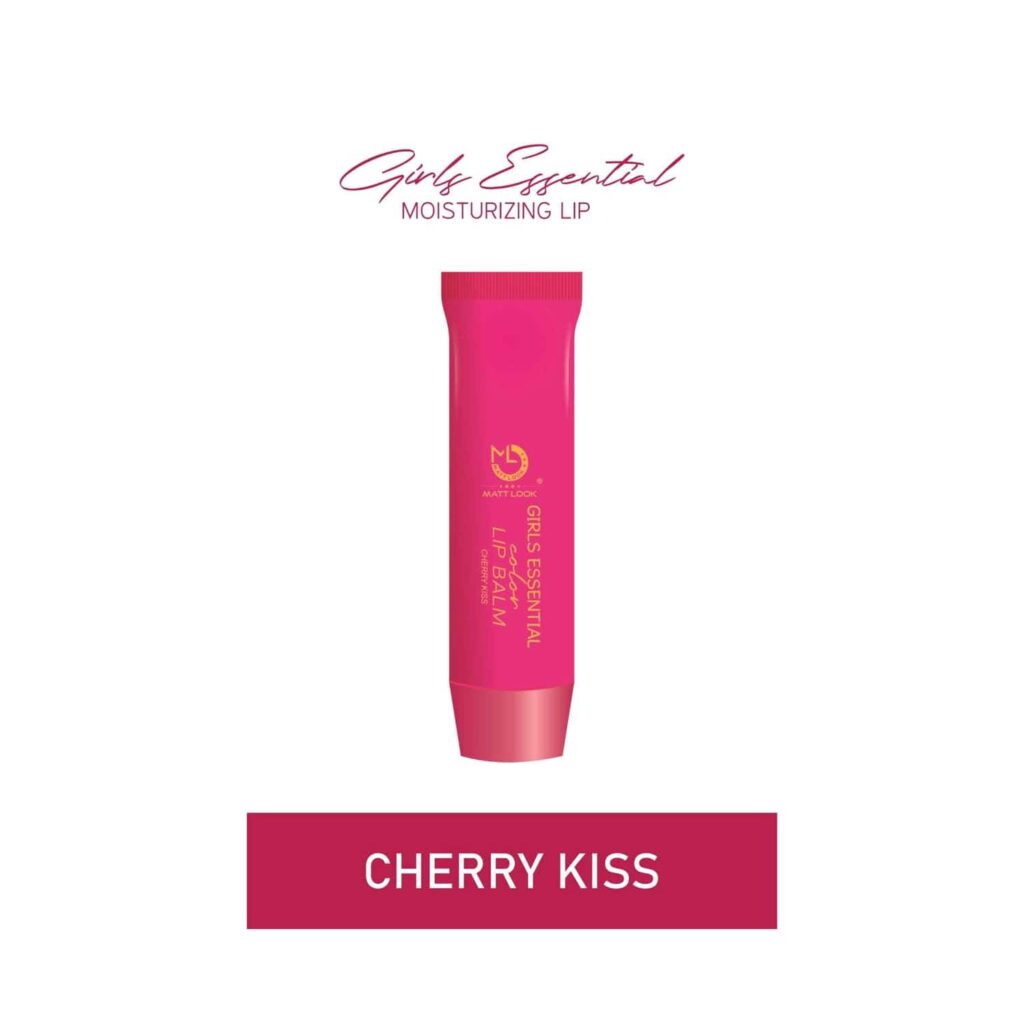 Matt Look Girls Essential Colour Lip Balm - Cherry Kiss (3.5g) - Matt Look
