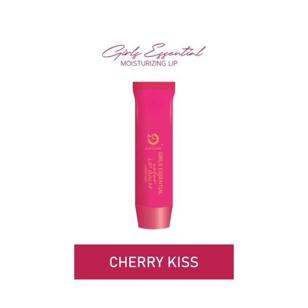 Matt Look Girls Essential Colour Lip Balm - Cherry Kiss (3.5g) - Matt Look