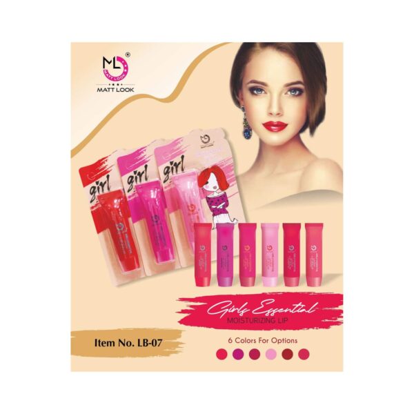 Matt Look Girls Essential Colour Lip Balm - Peach Blossom (3.5g) - Matt Look