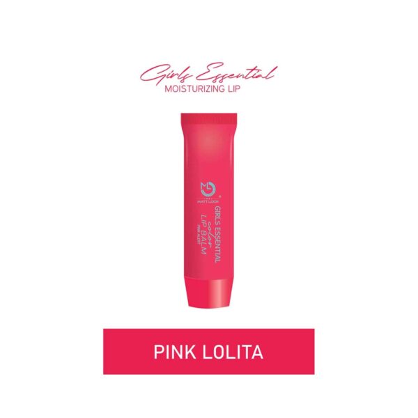 Matt Look Girls Essential Colour Lip Balm - Pink Alert (3.5g) - Matt Look