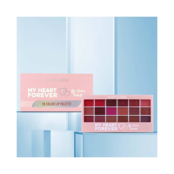 Matt Look Lip Color Palette - My Heart Forever (18 g) - Matt Look