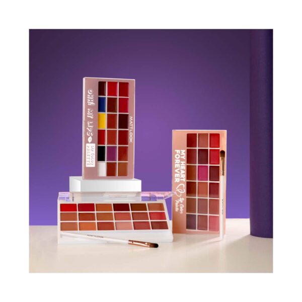 Matt Look Lip Color Palette - My Heart Forever (18 g) - Matt Look