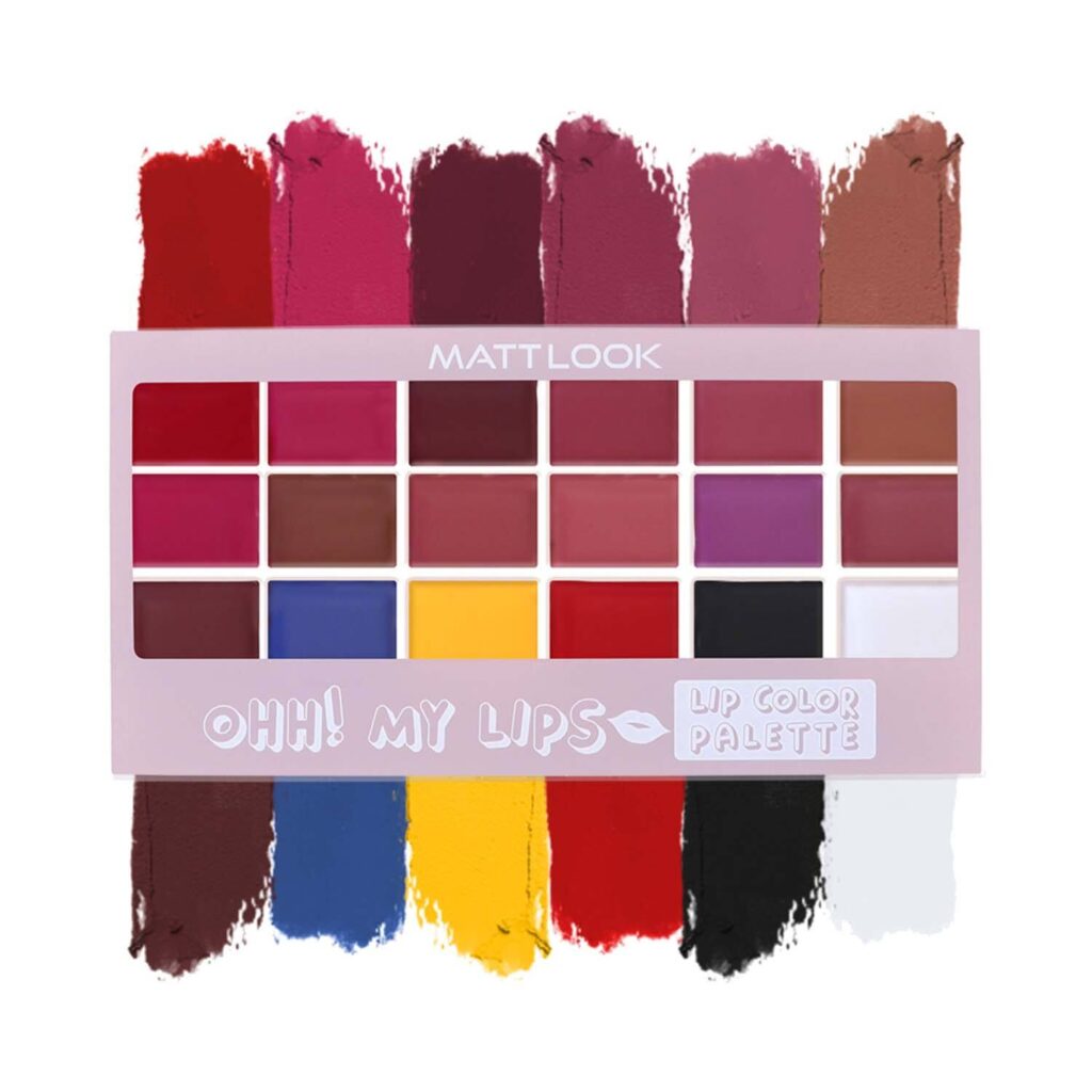 Matt Look Lip Color Palette - Ohh! My Lips (18 g) - Matt Look