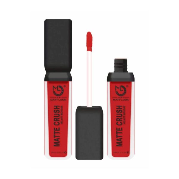 Matt Look Matte Crush Velvet Mousse Liquid Lipstick - Blood Red (10ml) - Matt Look