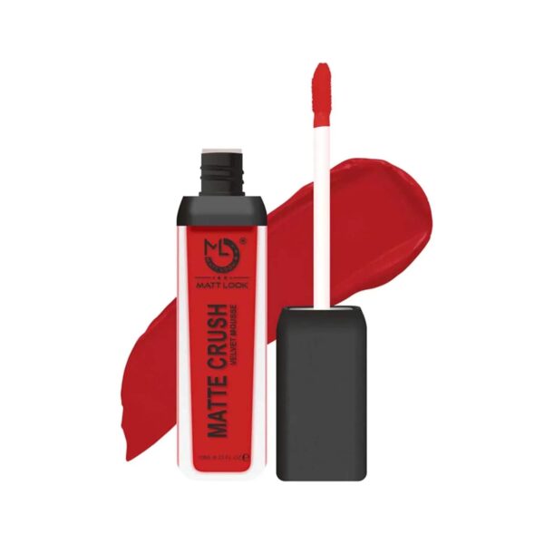Matt Look Matte Crush Velvet Mousse Liquid Lipstick - Blood Red (10ml) - Matt Look