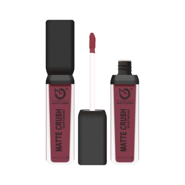 Matt Look Matte Crush Velvet Mousse Liquid Lipstick - Burgundy (10ml) - Matt Look