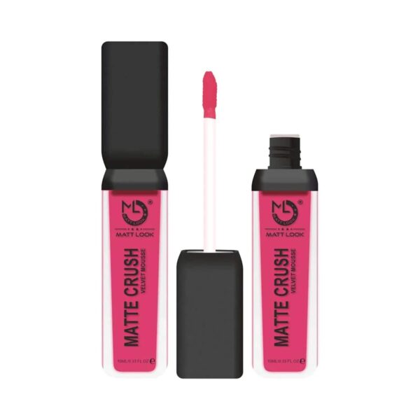 Matt Look Matte Crush Velvet Mousse Liquid Lipstick - Rose Pink (10ml) - Matt Look