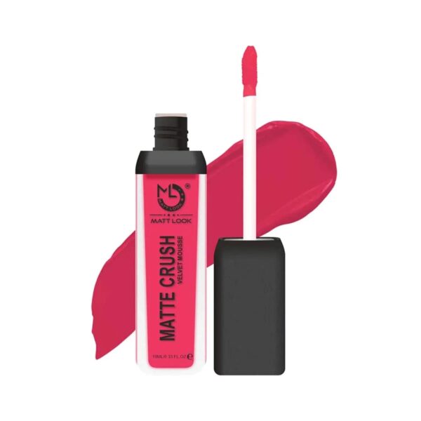 Matt Look Matte Crush Velvet Mousse Liquid Lipstick - Rouge Pink (10ml) - Matt Look