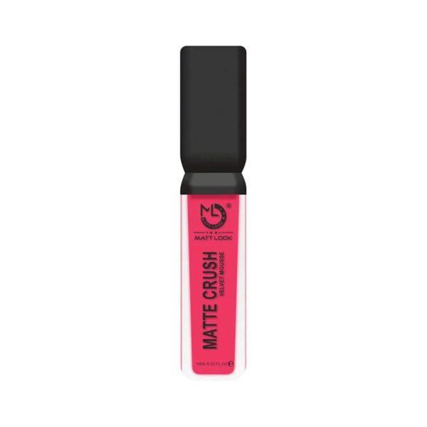 Matt Look Matte Crush Velvet Mousse Liquid Lipstick - Rouge Pink (10ml) - Matt Look