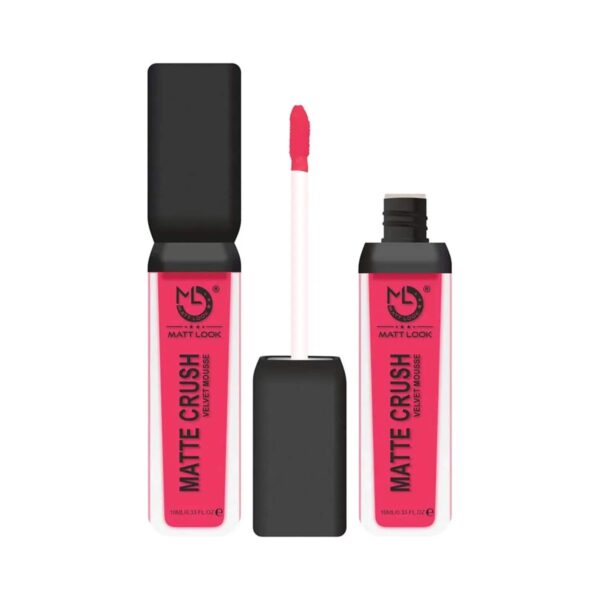 Matt Look Matte Crush Velvet Mousse Liquid Lipstick - Rouge Pink (10ml) - Matt Look
