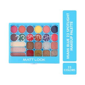 Matt Look Miami Blue 23 Spotlight Makeup Palette - 01 Multicolor (35g) - Matt Look