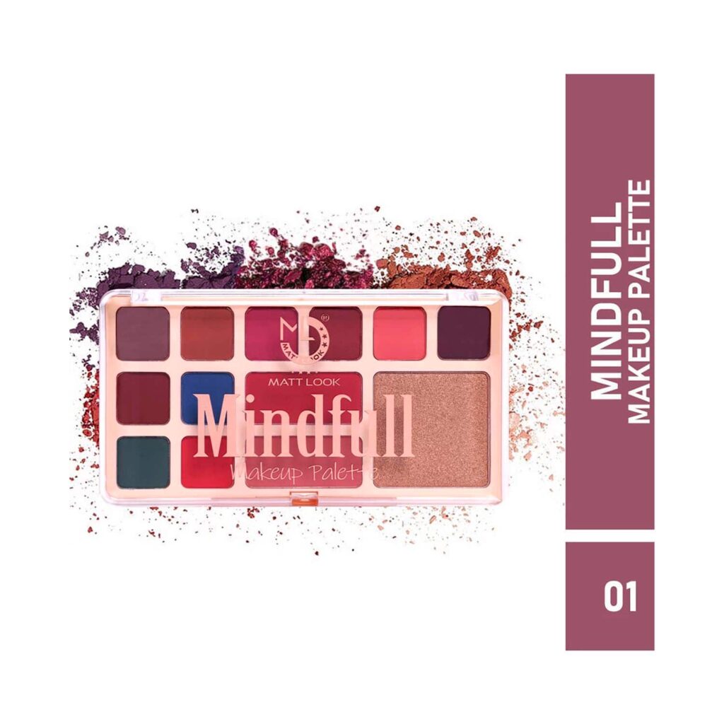 Matt Look Mindfull Makeup Palette - 01 Shade (16.5g) - Matt Look