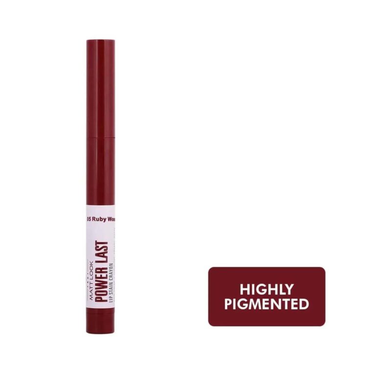 Matt Look Power Last Lip Stain Crayon Lipstick - Ruby Woo (1.3g) - Matt Look