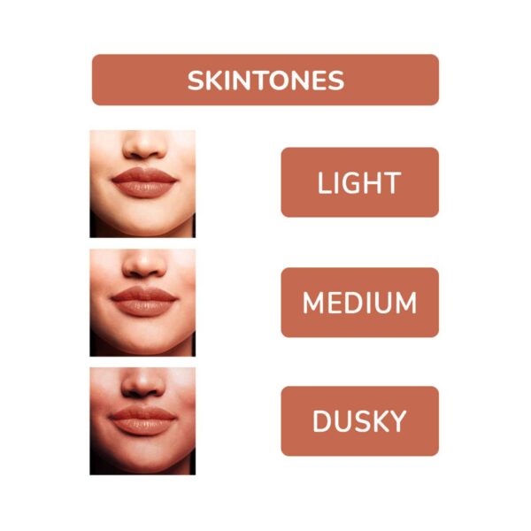 Matt Look Power Last Lip Stain Non Transfer Lip Crayon - Gorgeous Nude (1.3g) - Matt Look