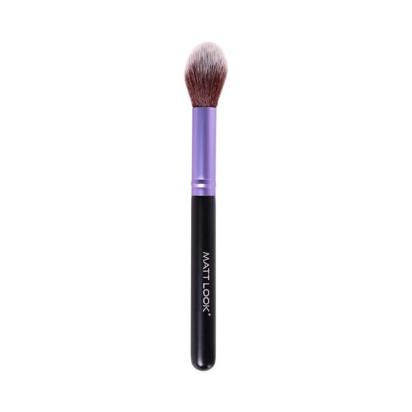 Matt Look Premium Synthetic Bristle Professional Face and Eye Makeup Brush Set - Multicolour (5Pcs) - Matt Look
