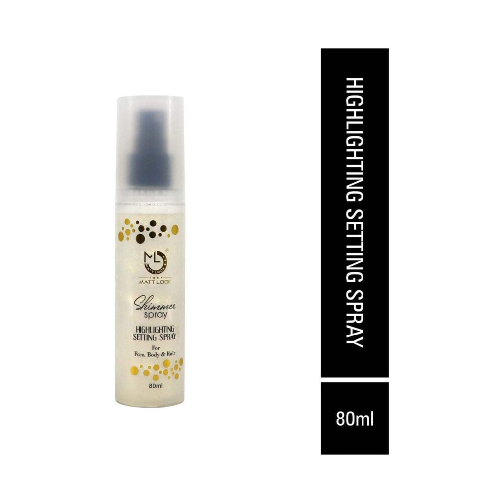 Matt Look Shimmer Highlighting Setting Spray - 002 Double Gold (80ml) - Matt Look