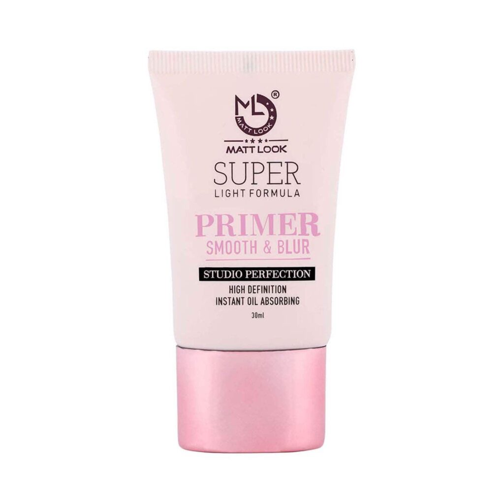 Matt Look Super Light Formula Smooth And Blur Primer - Transparent(30ml) - Matt Look