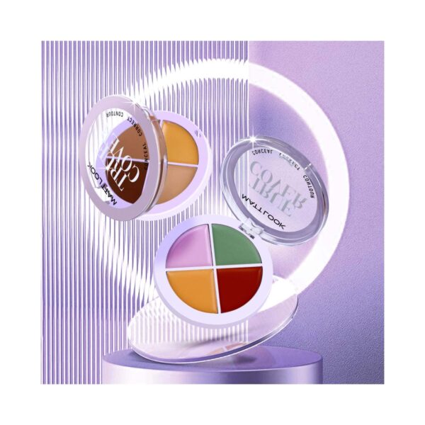 Matt Look True Cover Conceal, Correct & Contour Palette - Sugar Biscuit (12 g) - Matt Look