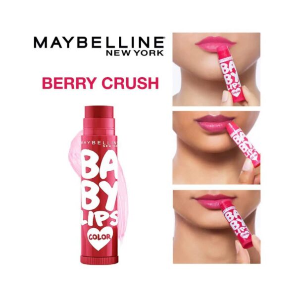 Maybelline New York Baby Lips Color Lip Balm SPF 11 - Berry Crush (4g) - Maybelline New York