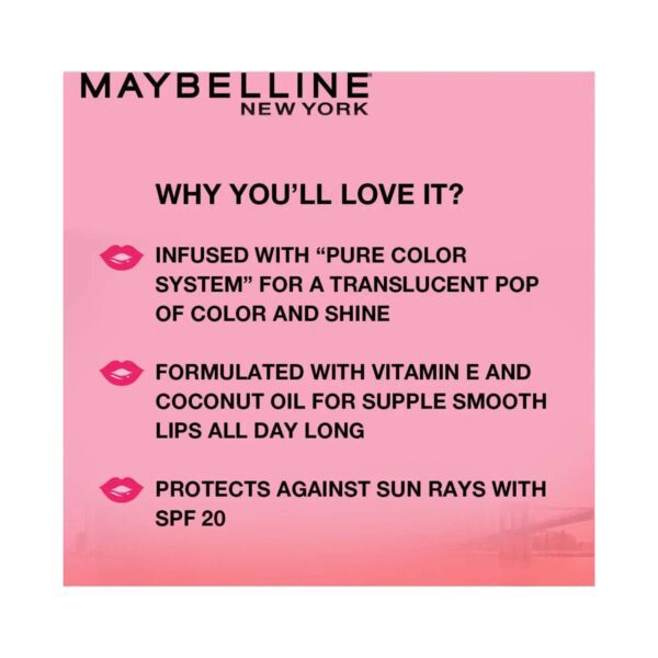 Maybelline New York Baby Lips Color Lip Balm SPF 11 - Pink Lolita (4g) - Maybelline New York