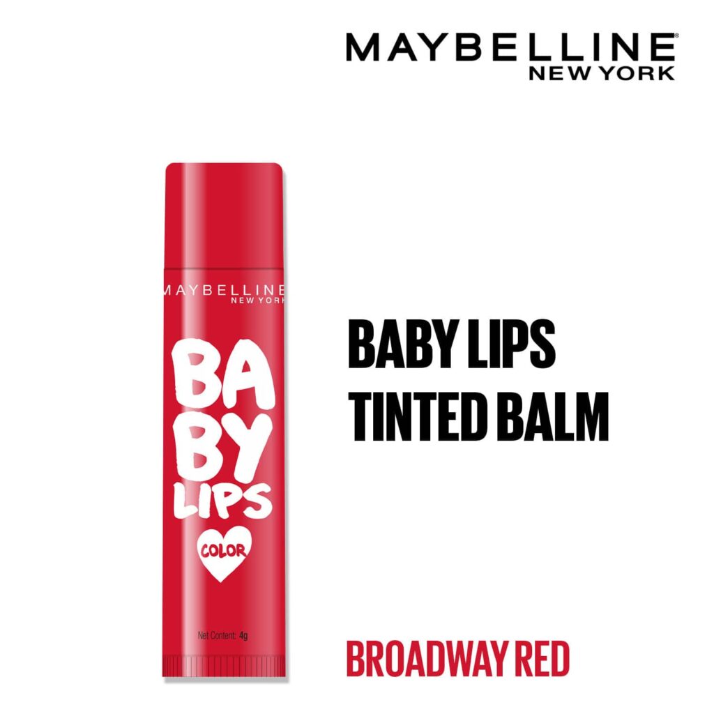 Maybelline New York Baby Lips Colour Limited Edition Lip Balm - Broadway Red (4g) - Maybelline New York