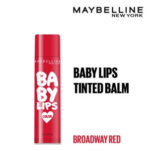 Maybelline New York Baby Lips Colour Limited Edition Lip Balm - Broadway Red (4g) - Maybelline New York