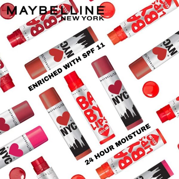 Maybelline New York Baby Lips Colour Limited Edition Lip Balm - Manhattan Mauve (4g) - Maybelline New York
