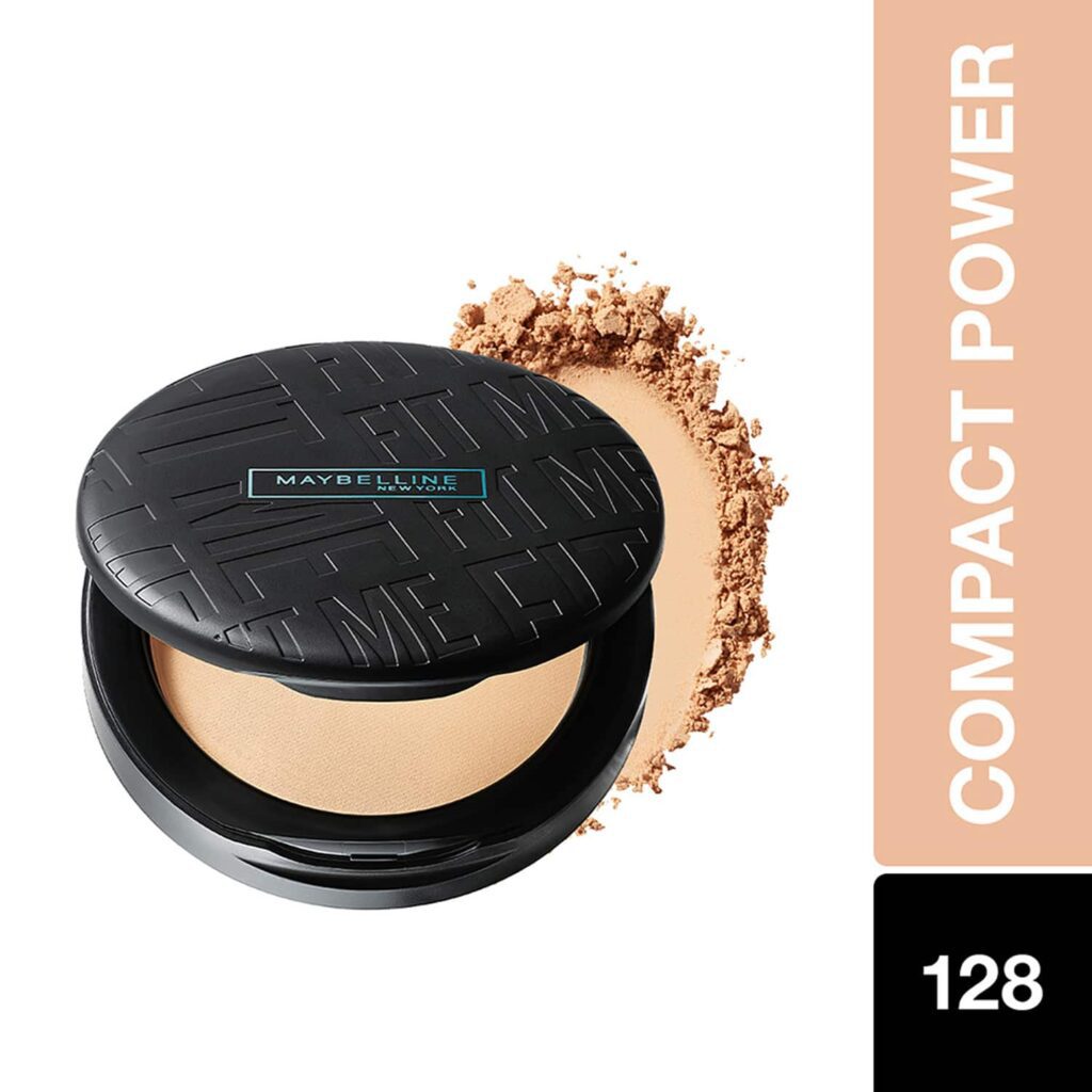 Maybelline New York Fit Me 12Hr Oil Control Compact SPF 28 - 128 Warm Nude (8g) - Maybelline New York