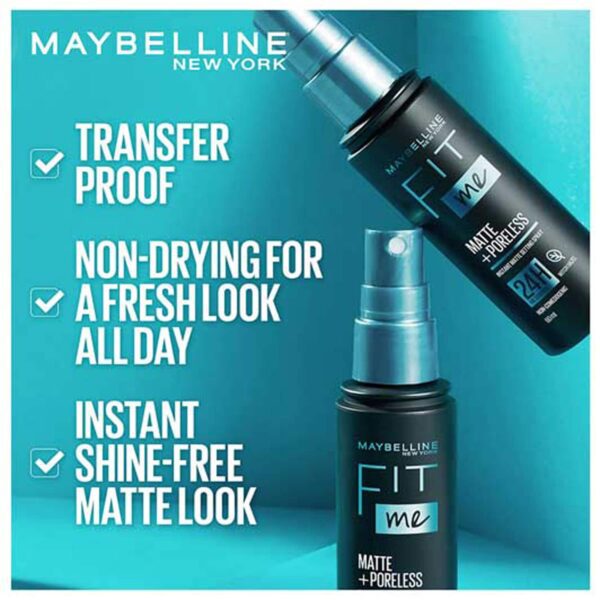 Maybelline New York Fit Me Matte - Poreless Setting Spray (60ml) - Maybelline New York