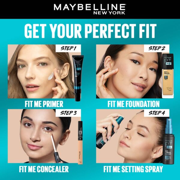 Maybelline New York Fit Me Matte - Poreless Setting Spray (60ml) - Maybelline New York