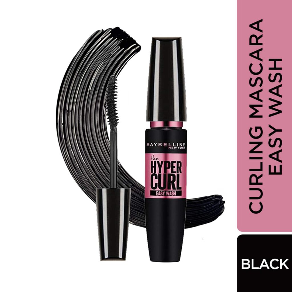 Maybelline New York Hypercurl Washable Mascara - Black (9.2g) - Maybelline New York