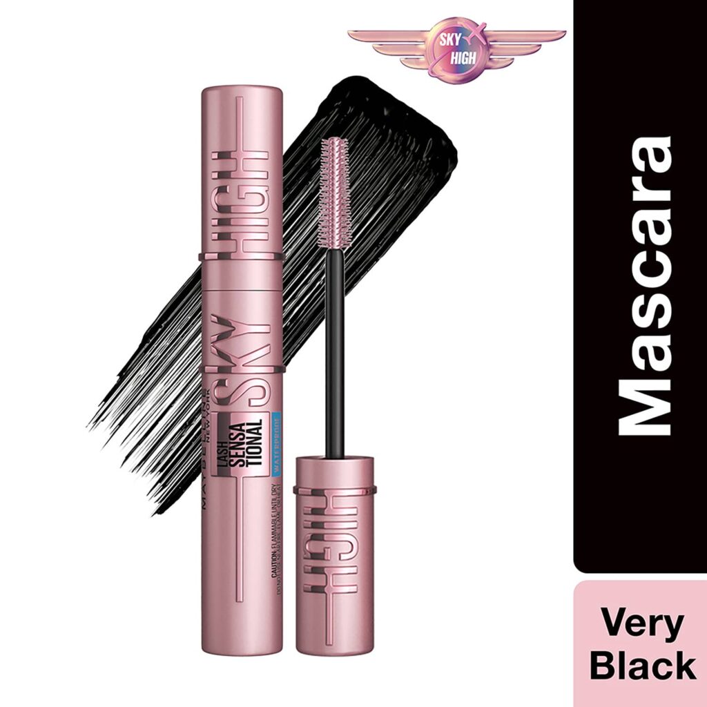 Maybelline New York Lash Sensational Sky High Waterproof Mascara - Very Black (6ml) - Maybelline New York
