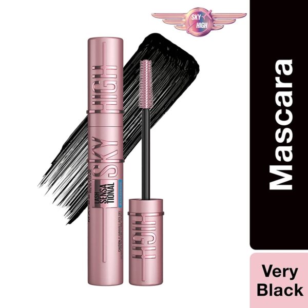 Maybelline New York Lash Sensational Sky High Waterproof Mascara - Very Black (6ml) - Maybelline New York