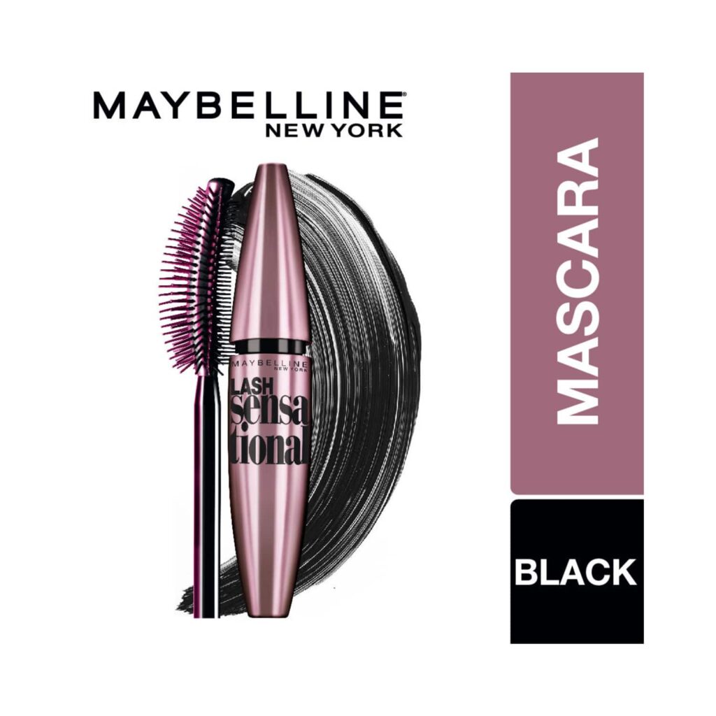 Maybelline New York Lash Sensational Waterproof Mascara - Black (10ml) - Maybelline New York