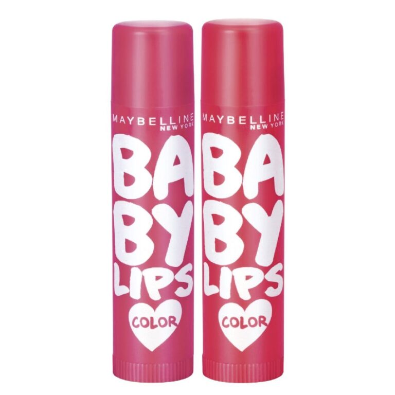 Maybelline New York Lip Balm, With SPF, Moisturises and Protects from the Sun, Baby Lips Cherry Crush & Baby Lips Berry Crush, Red (Pack of 2), 8g