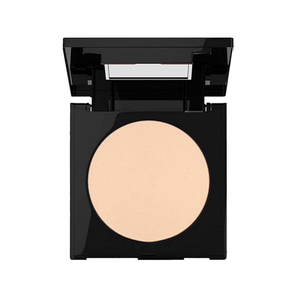 Maybelline New York Powder Foundation, Pressed Powder Compact, Mattifies Skin, Incl. Mirror and Applicator, Fit Me, 222 True Beige, 8.5g