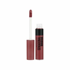 Maybelline New York Sensational Liquid Matte Lipstick, 21 Nude Nuance, 7ml - Liquid Lipstick Shades Delivering Intense Matte Color Effect
